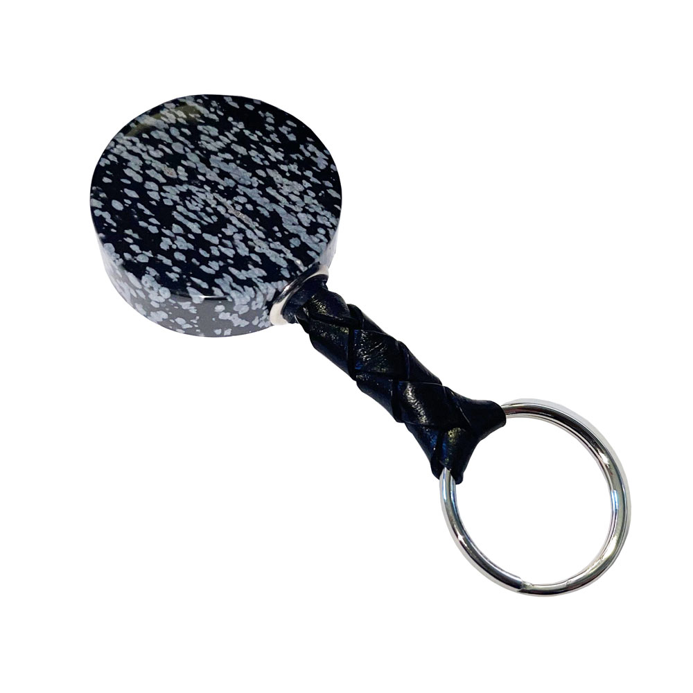 porte-cles-obsidienne-neige-disque-02 porte-clés obsidienne neige
