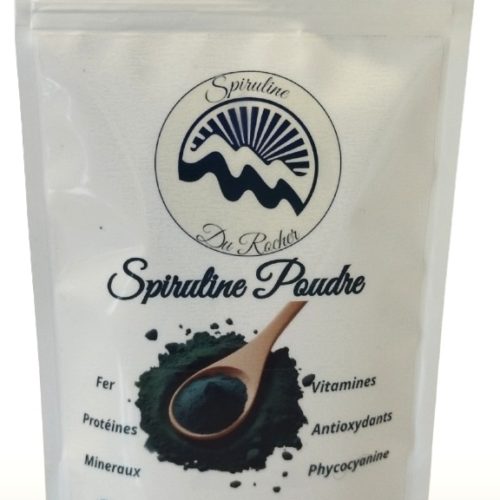 Spiruline poudre - paquet de 100g - Spiruline du rocher