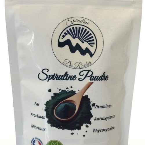 Spiruline poudre - paquet de 200g - spiruline du rocher