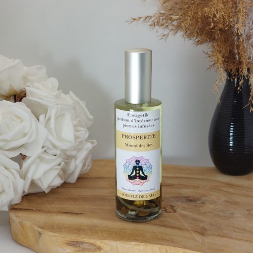 parfum d'intérieur aux pierres prospérité