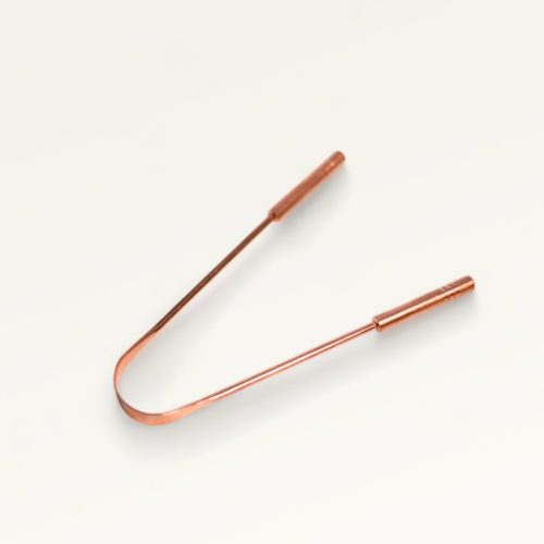 Gratte-langue en cuivre